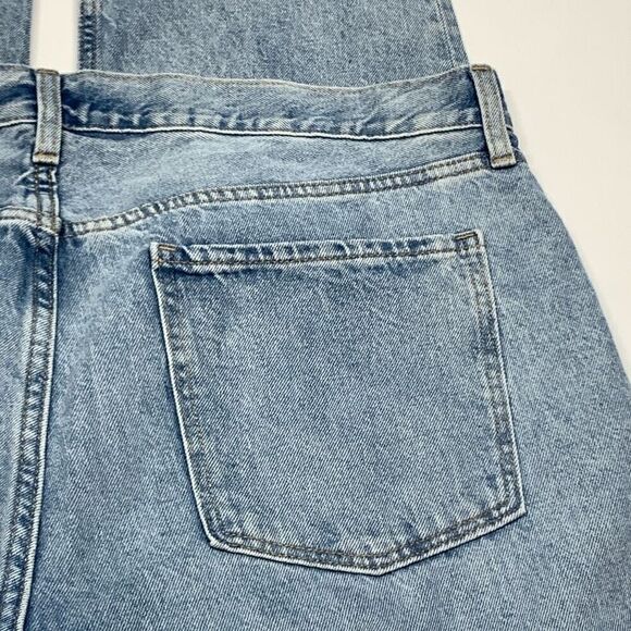 Old Navy Women's Distressed Denim High-Rise Slouchy Straight Jeans Blue Size 18 - Picture 7 of 10